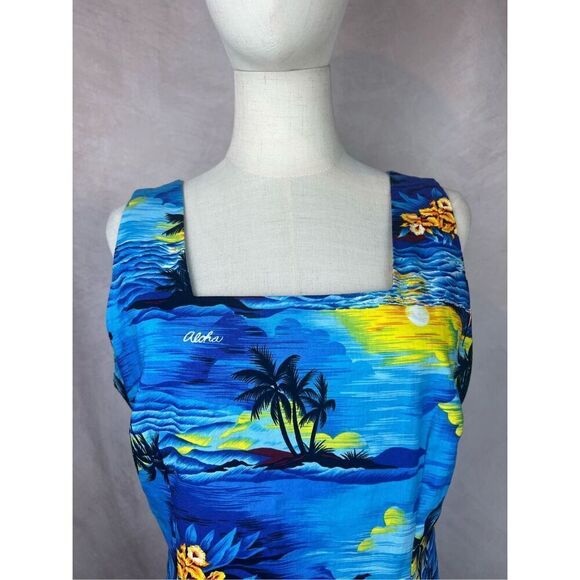 Vintage 1990s Royal Creations Hawaii Tiki Dress - Picture 2 of 8